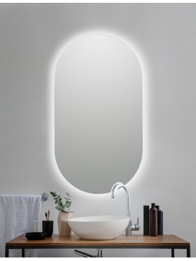 Espejo baño luz LED 60 cm. retroiluminado